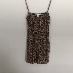 Cheetah print Romper